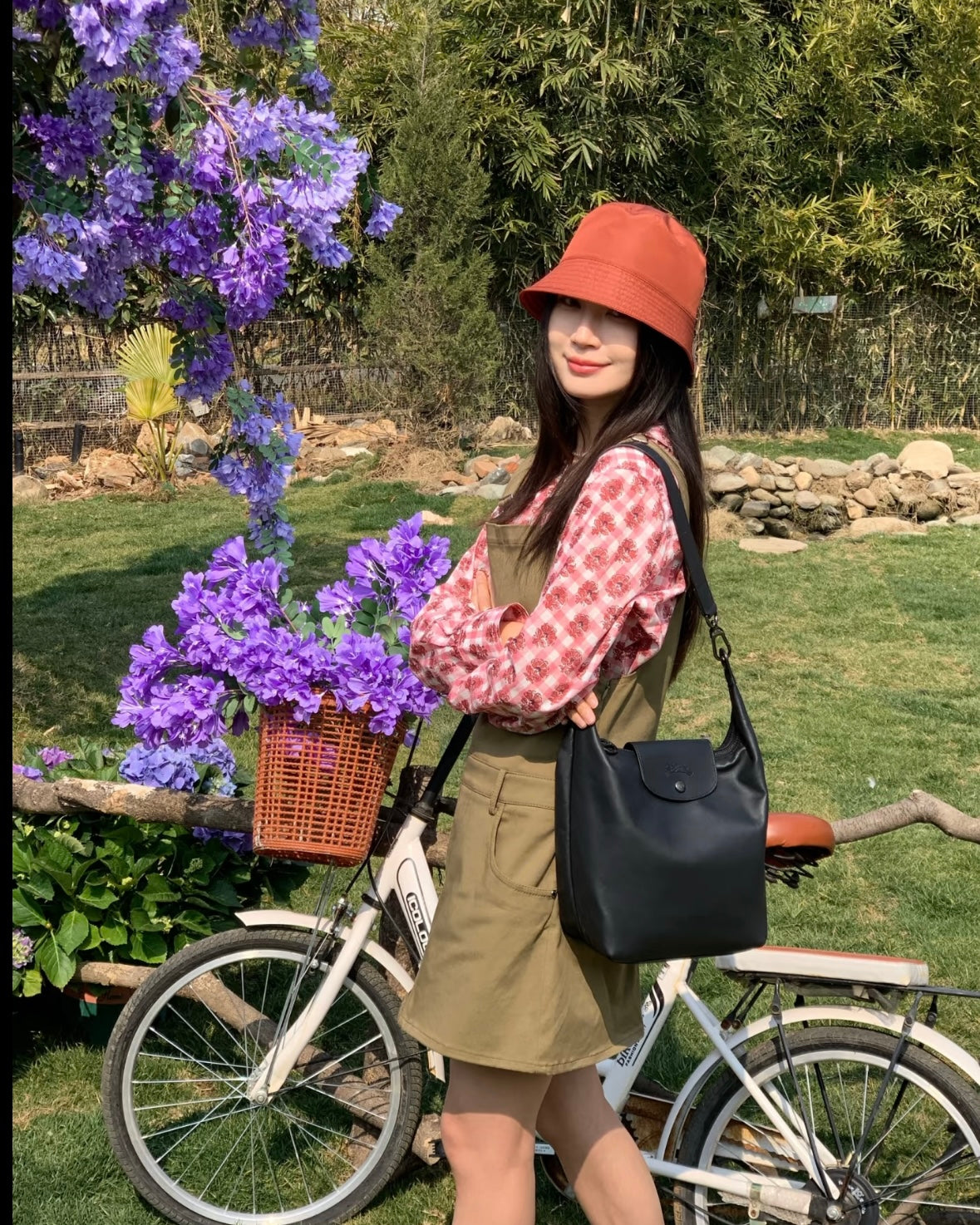 LONGCHAMP Le Pliage Xtra M Hobo Bag 真皮系列［新款直身系列!］