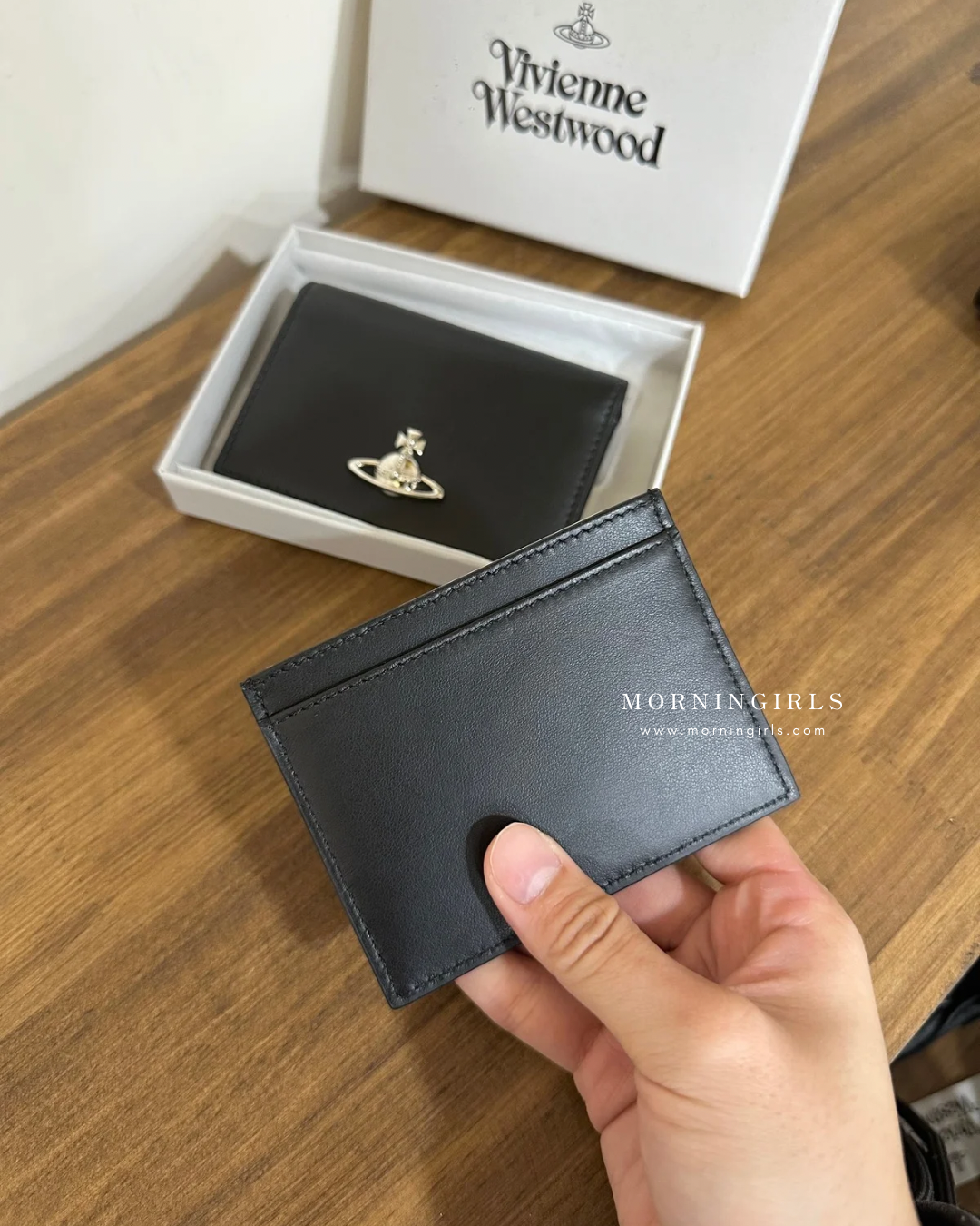 Vivienne Westwood Cardholder 黑銀小牛皮 [2025最新系列]