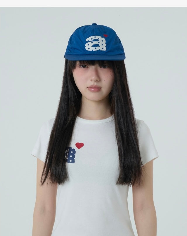 Aeae Dot Small Letter Nylon Cap 最新韓國選物🇰🇷波點大A尼龍棒球帽［Made in Korea🇰🇷復古運動風］