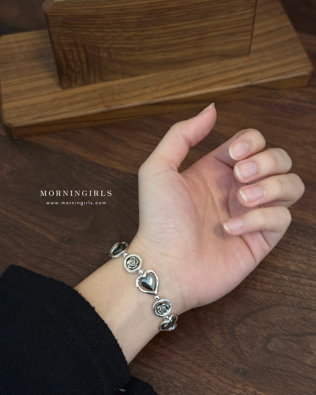 Otro Accesorio 西班牙手工飾物 - Heart Rose Bracelet [NEW ITEM! 推薦! 必入手!]