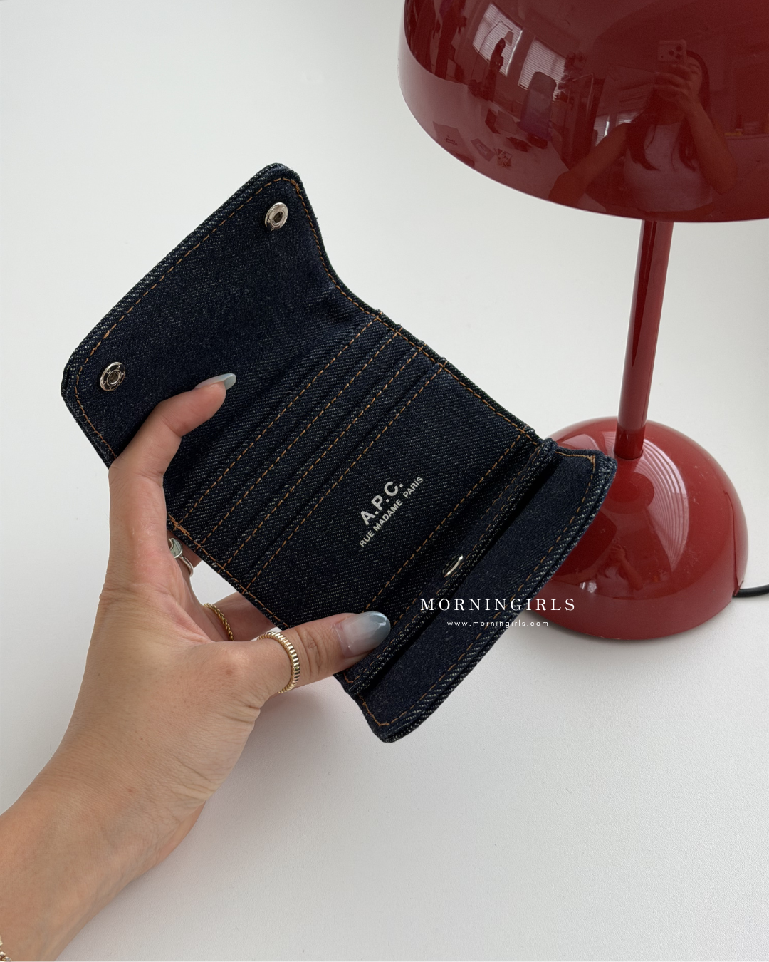A.P.C. Denim Trifold Wallet [法式簡約牛仔銀包新品優惠中👖]