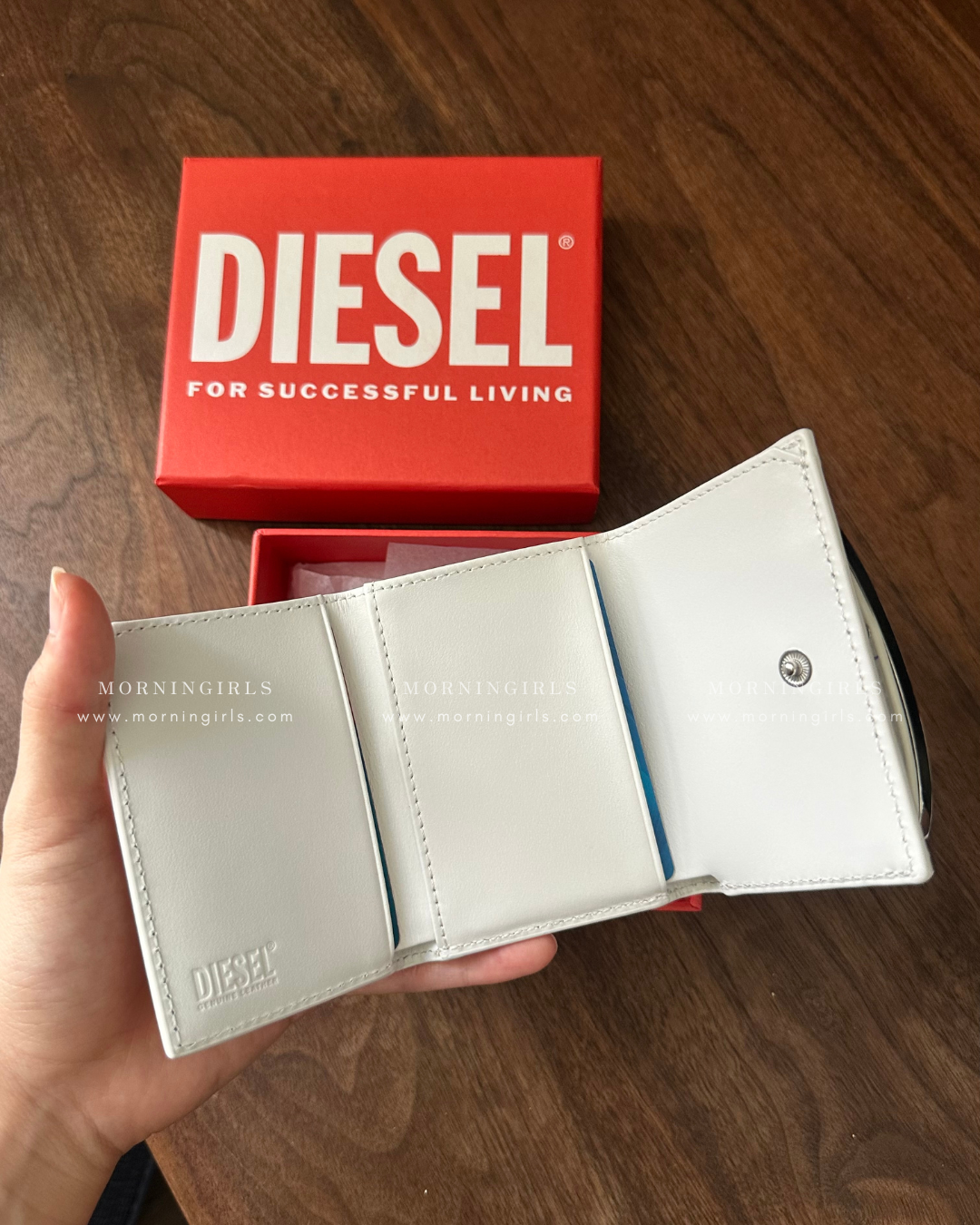Diesel 1DR Wallet 掌心小銀包 [小尺寸有齊零錢紙幣五卡位]