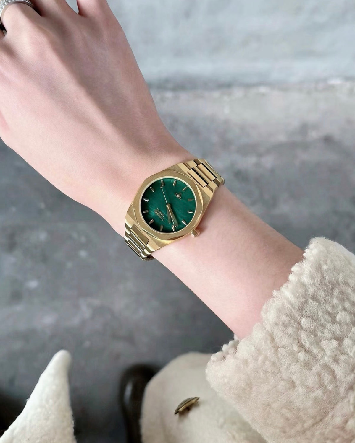 Vivienne Westwood Limehouse 復古綠八角型手錶