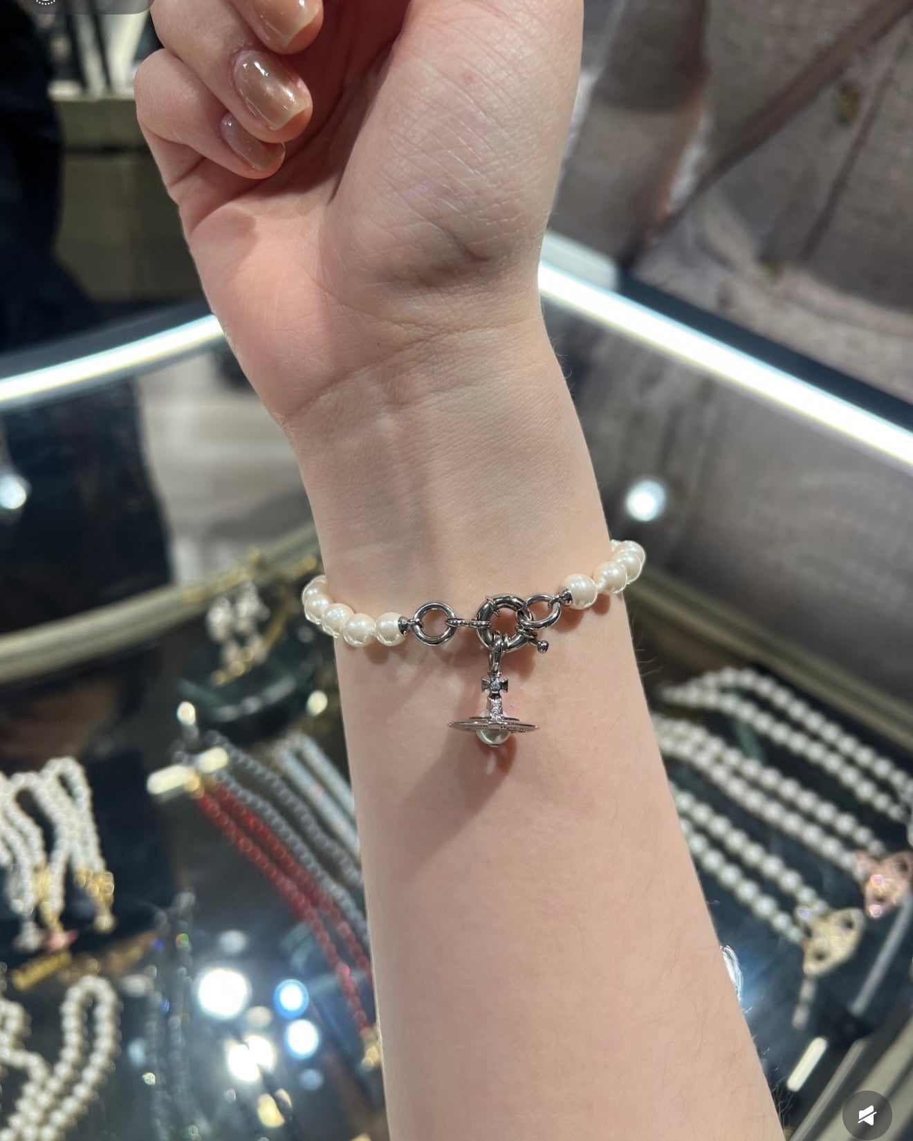 Vivienne Westwood Aleksa Pearl Bracelet 巴洛克珍珠 [銀色少量現貨中! 最新上架!]