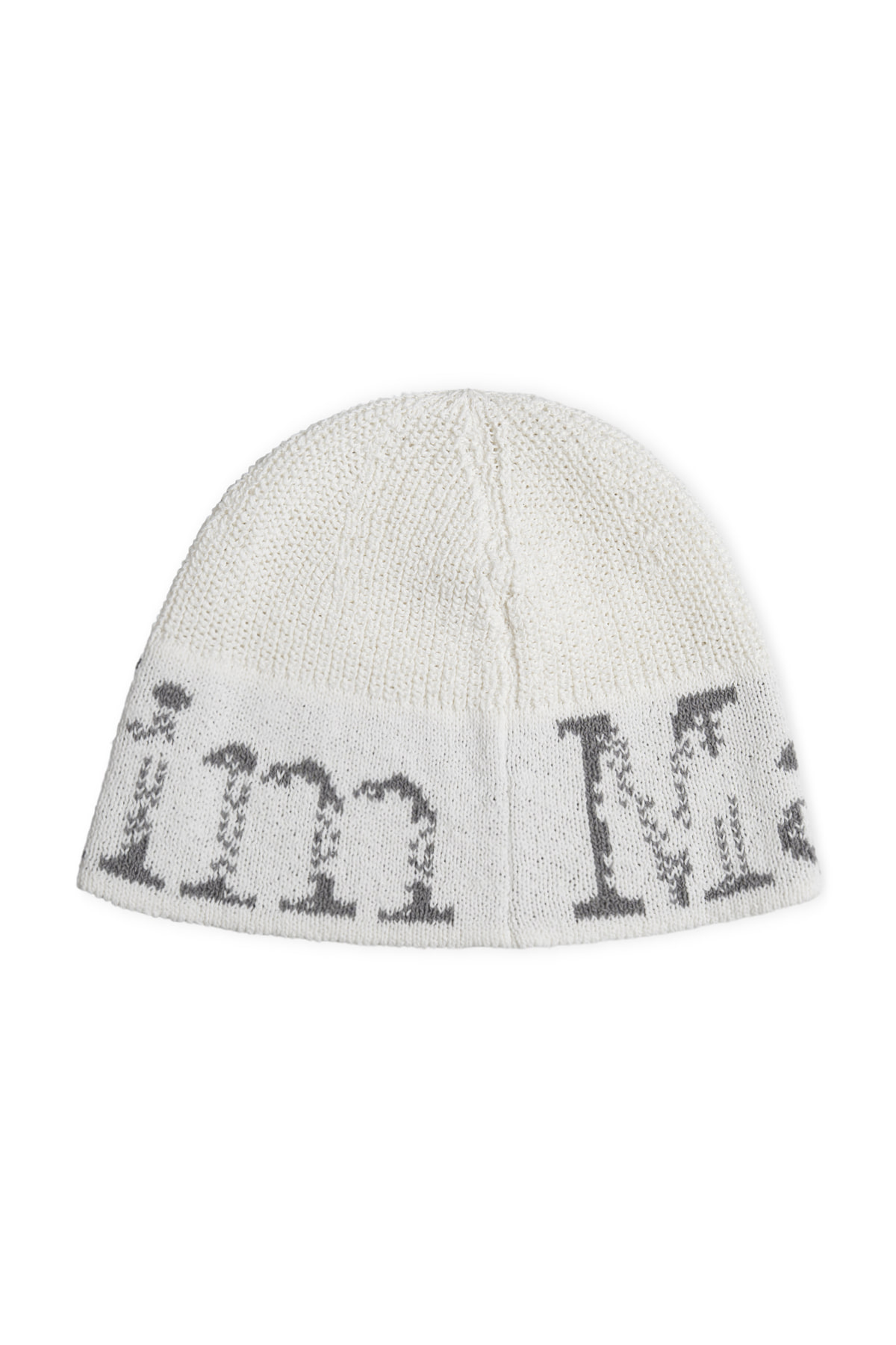 韓國選物🇰🇷Matin Kim Cracked Logo Light Bucket Beanie 裂紋Logo漁夫針織帽［修飾臉型 獨特龜裂字母細節！］
