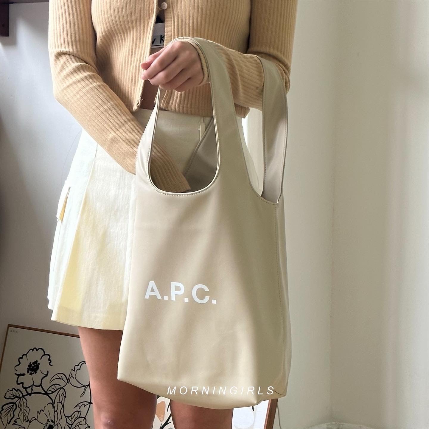 A.P.C. 2024 Seasonal Colour CREAM 奶油［超罕有Ninon Tote Bag RESTOCK兼有折扣!］