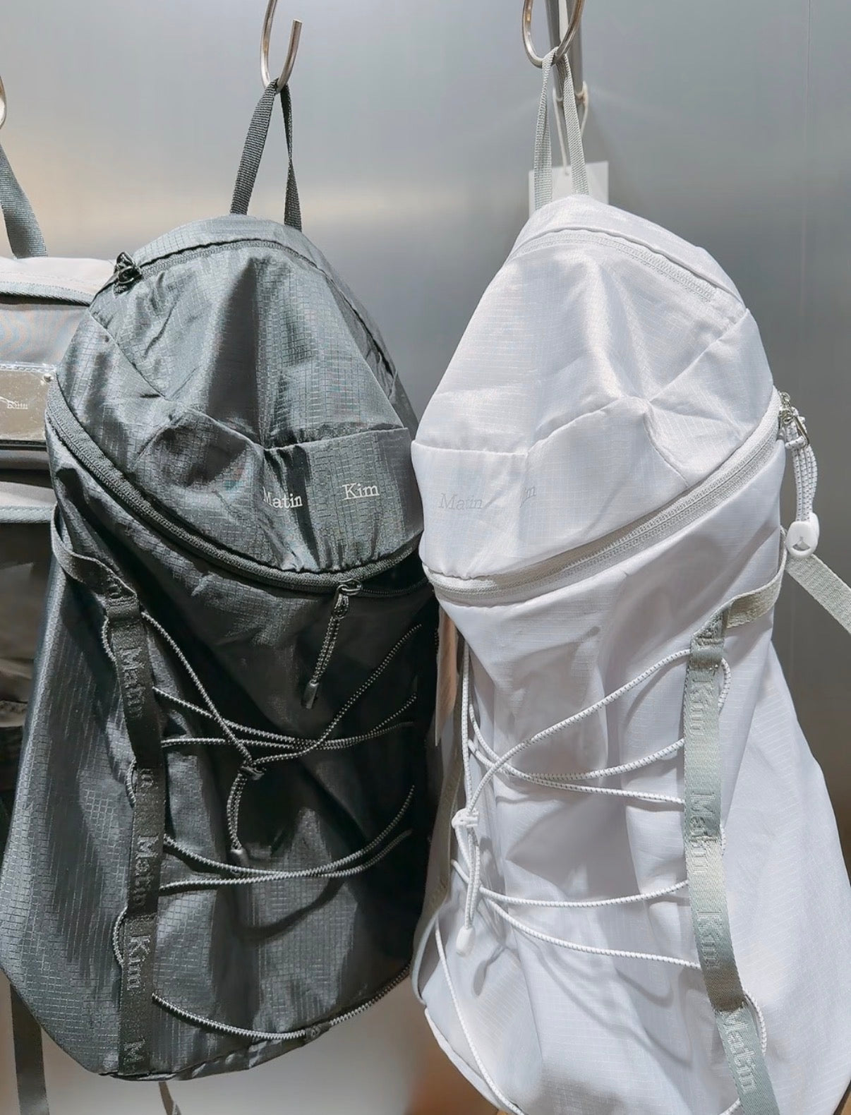 Matin Kim Matin Airy Rover Backpack 最新韓國選物🇰🇷工裝風尼龍抽繩背包［超輕身中性設計 大推!］