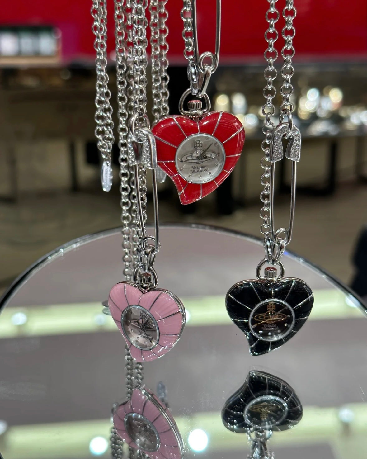 Vivienne Westwood Heart Watch Necklace [2025最新限定款隨時斷貨!]