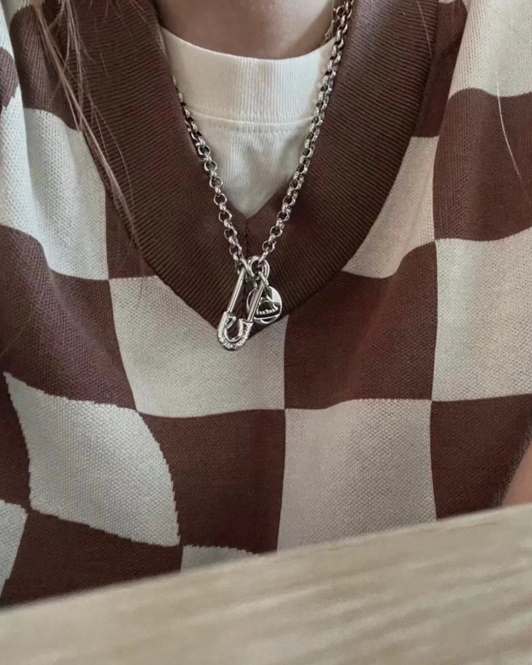 Vivienne Westwood Imogene Necklace with Buckle [Unisex