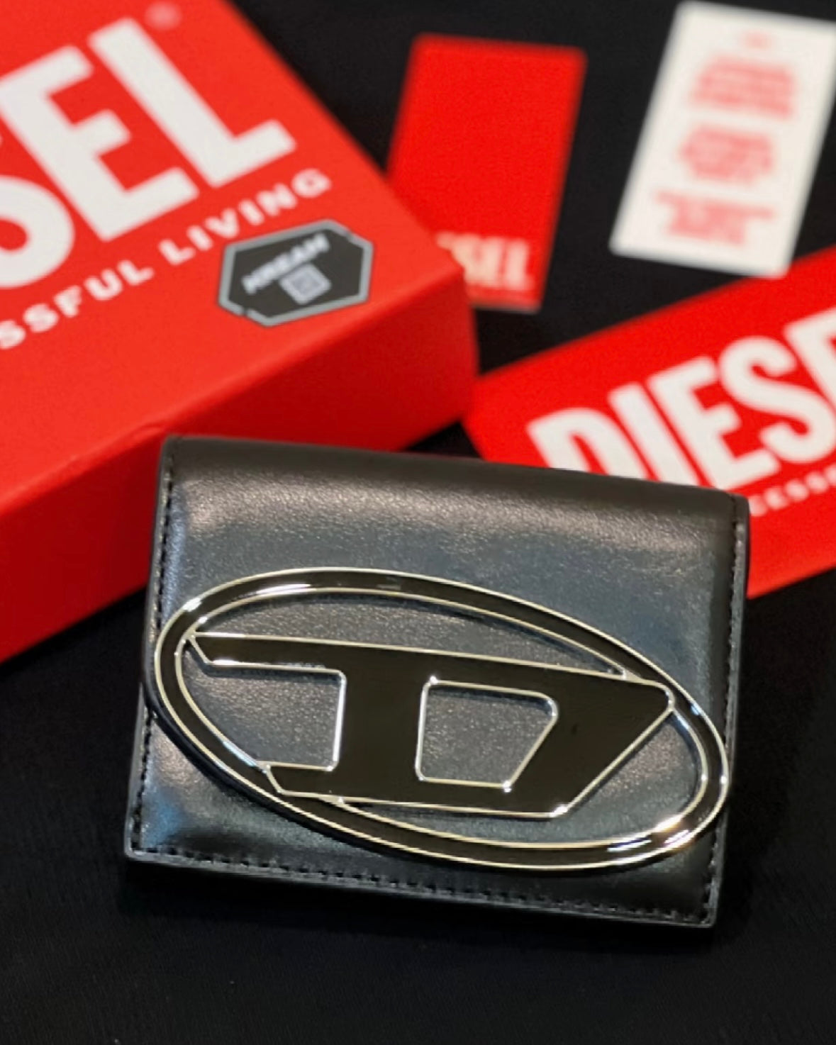 Diesel 1DR Wallet 掌心小銀包 [小尺寸有齊零錢紙幣五卡位]