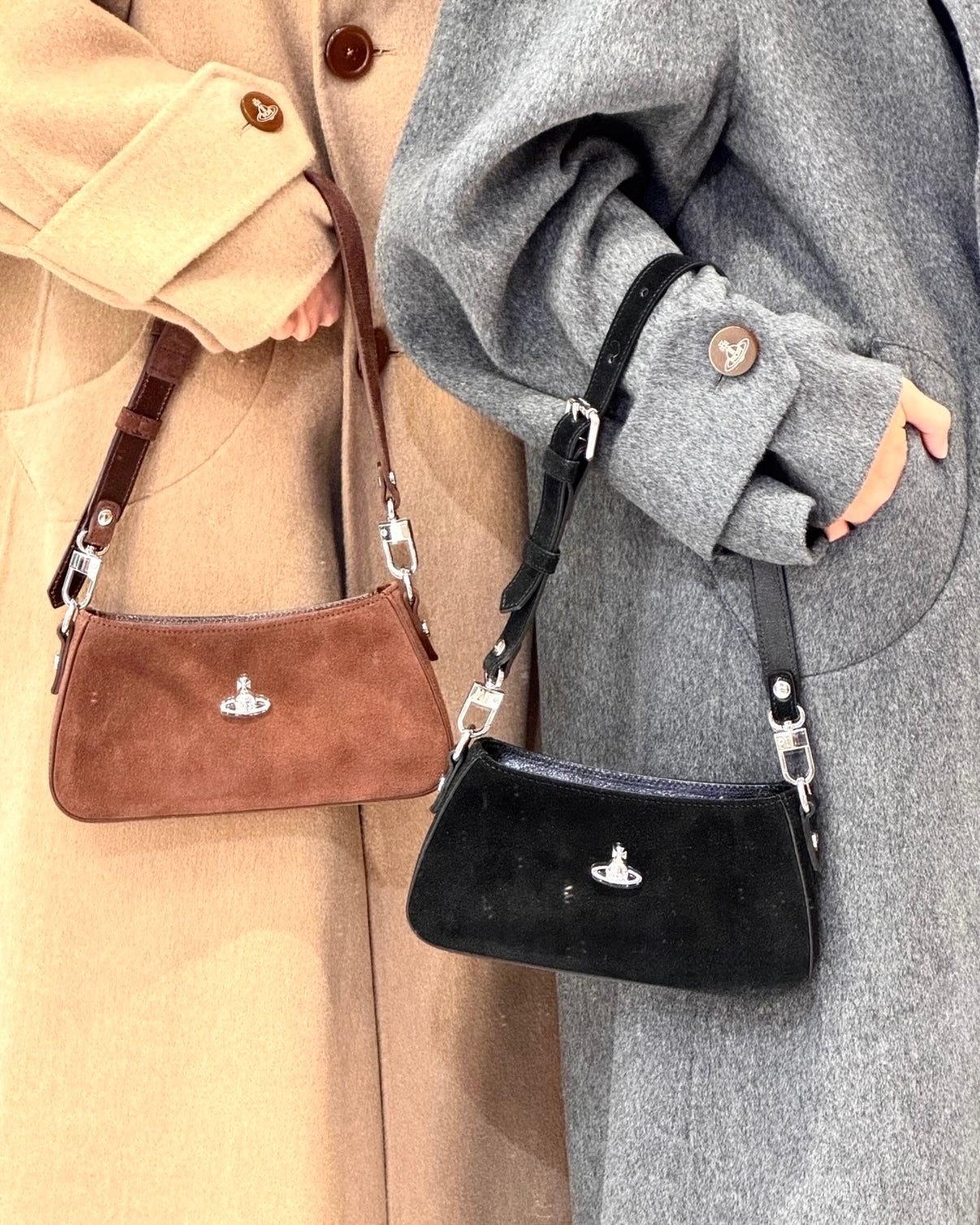 Vivienne Westwood Shoulder Bag 最新麂皮腋下袋 [38女神節優惠中]