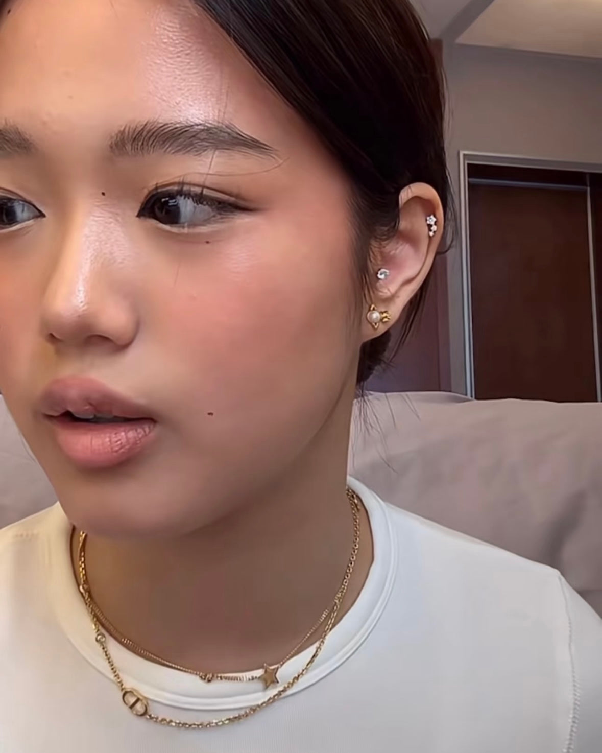 Vivienne Westwood Balbina Earrings 小珍珠耳環 [Jaden同款 可放耳骨]