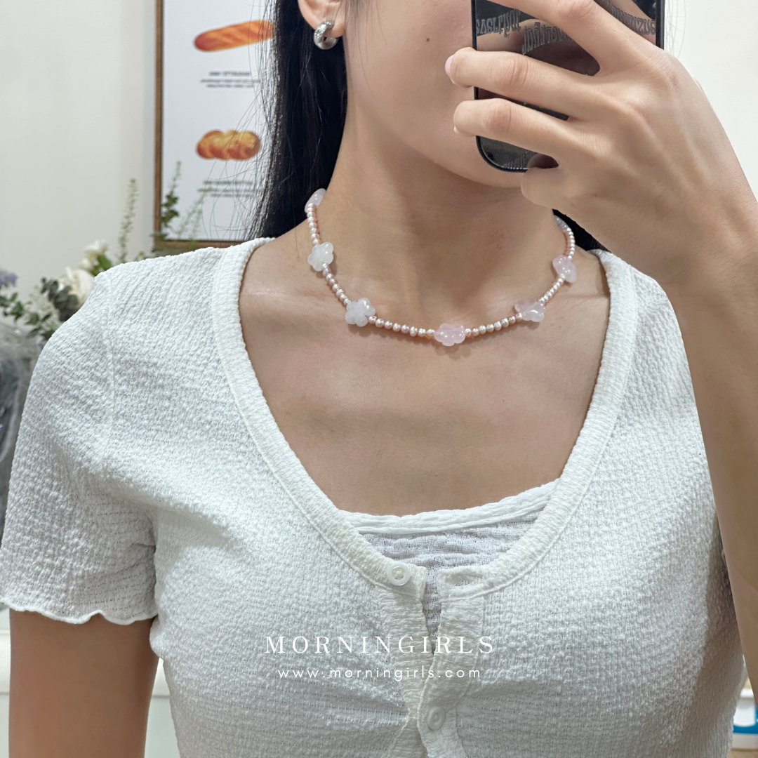 Otro Accesorio 西班牙手工飾物 - Mini Flower Pebble Choker