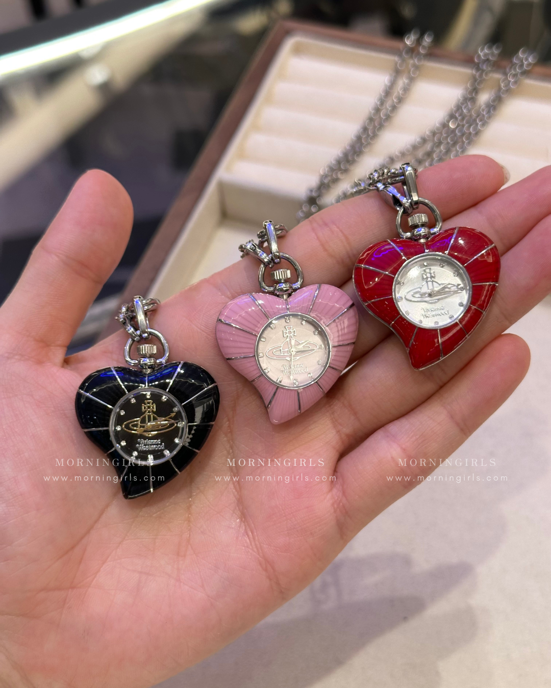 Vivienne Westwood Heart Watch Necklace [2025最新限定款隨時斷貨!]