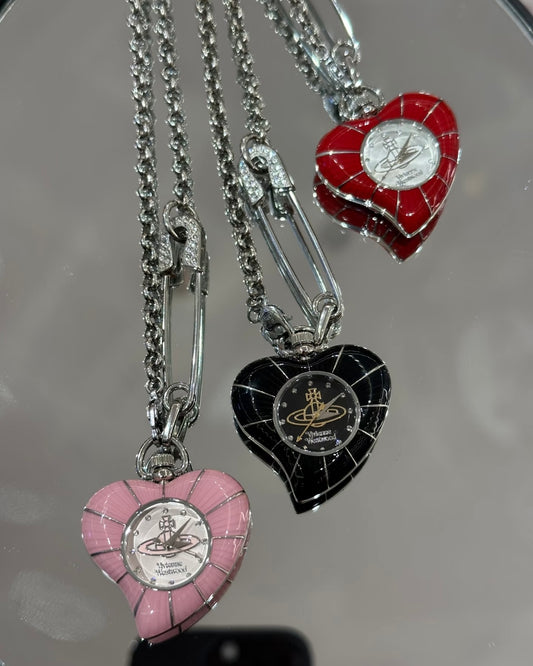 Vivienne Westwood Heart Watch Necklace [2025最新限定款隨時斷貨!]