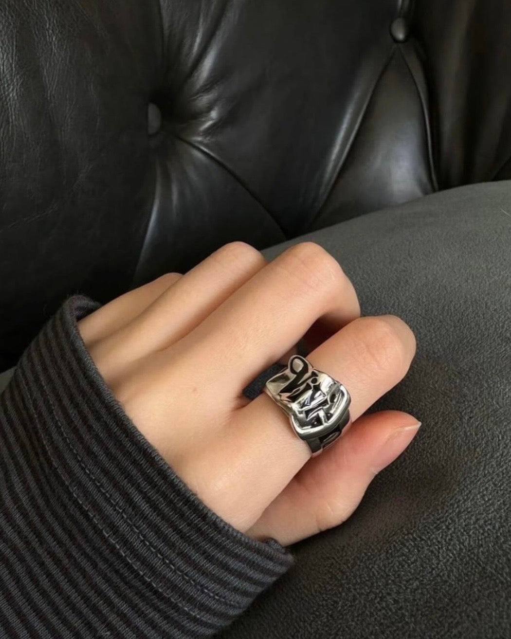 Vivienne Westwood Belt Ring 925純銀皮帶戒指