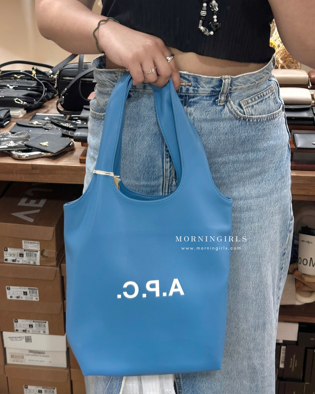 A.P.C. Ninon Tote Bag［SS25春季最新限定乾燥玫瑰&天空藍 已自留天空藍!］