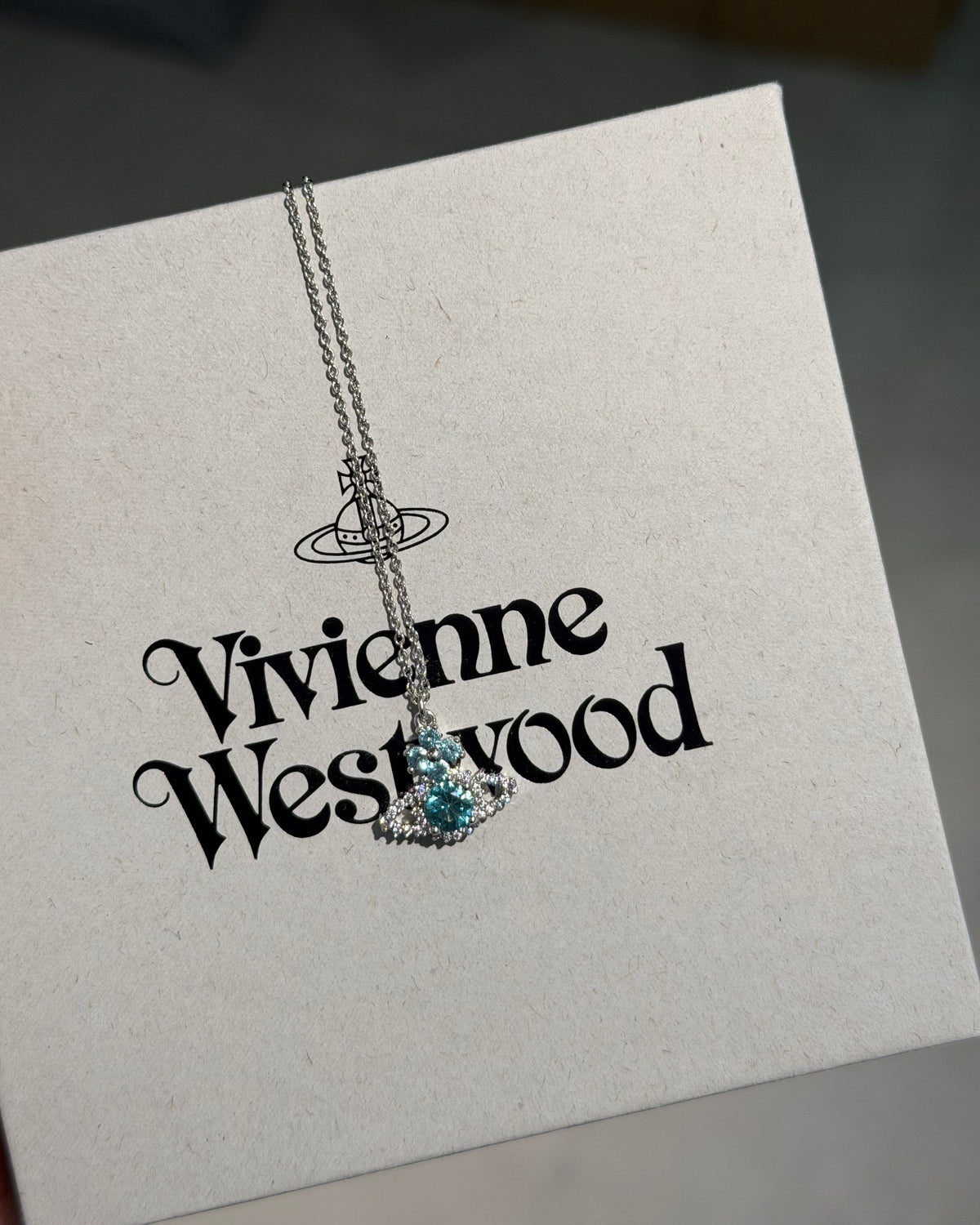 Vivienne Westwood Valentina Necklace 花花閃鑽項鍊 [最新2026冰川藍優惠中 BABYMONSTER Ahyeon同款⁺˳✿⏦₊]
