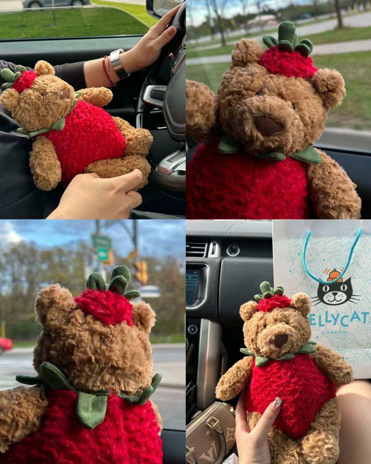 Jellycat Bartholomew Strawberry Bear 26cm [勁可愛超難買!]