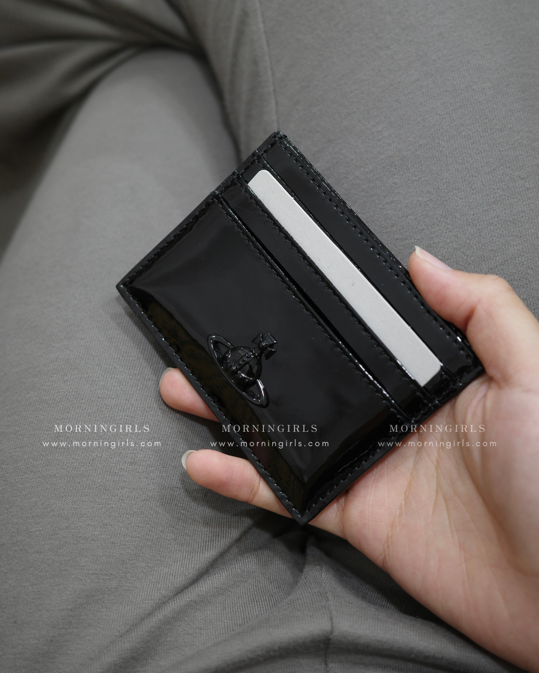 Vivienne Westwood Cardholder 漆皮黑 [限時優惠中!]