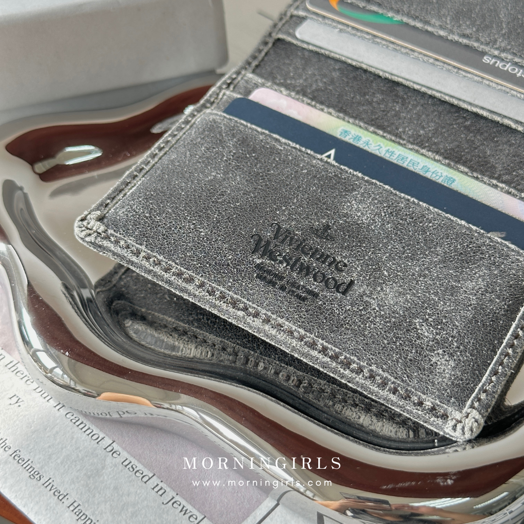 Vivienne Westwood 復刻系列 Bifold Cardholder VINTAGE GREY