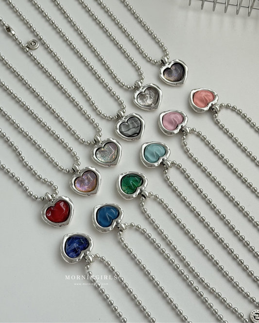 Otro Accesorio 西班牙手工飾物 - Galaxy Heart Necklace [NEW ITEM! 顏色超美極推薦]