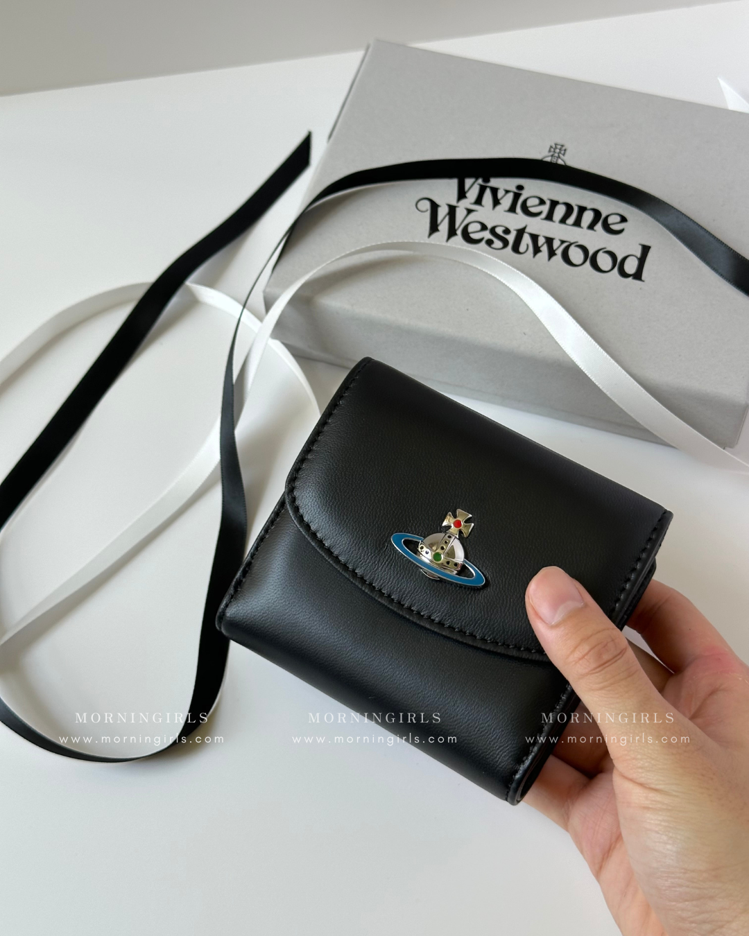 Vivienne Westwood Small Wallet 超軟熟小羊皮 [大折扣中！超罕有連相位銀包]