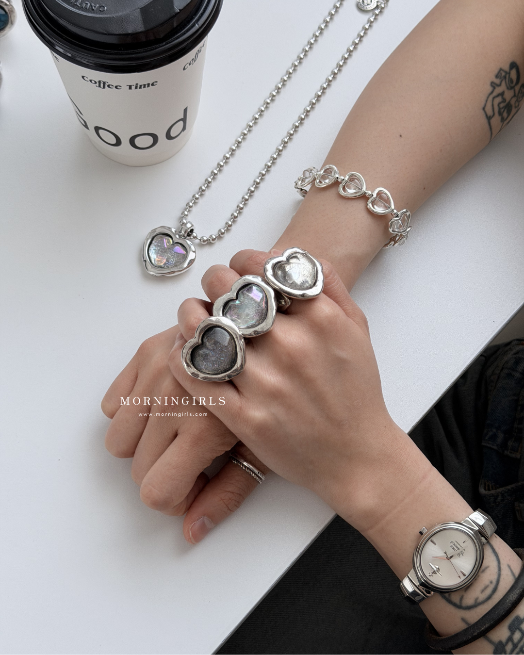 Otro Accesorio 西班牙手工飾物 - Galaxy Heart Ring [NEW ITEM! 顏色超美極推薦 可自行調節!]
