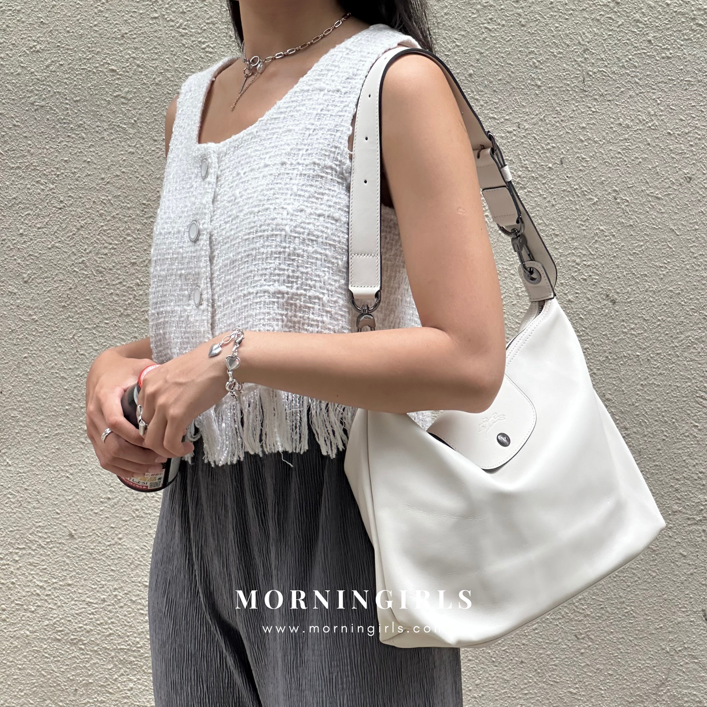 LONGCHAMP Le Pliage Xtra M Hobo Bag 真皮系列［最熱賣!］