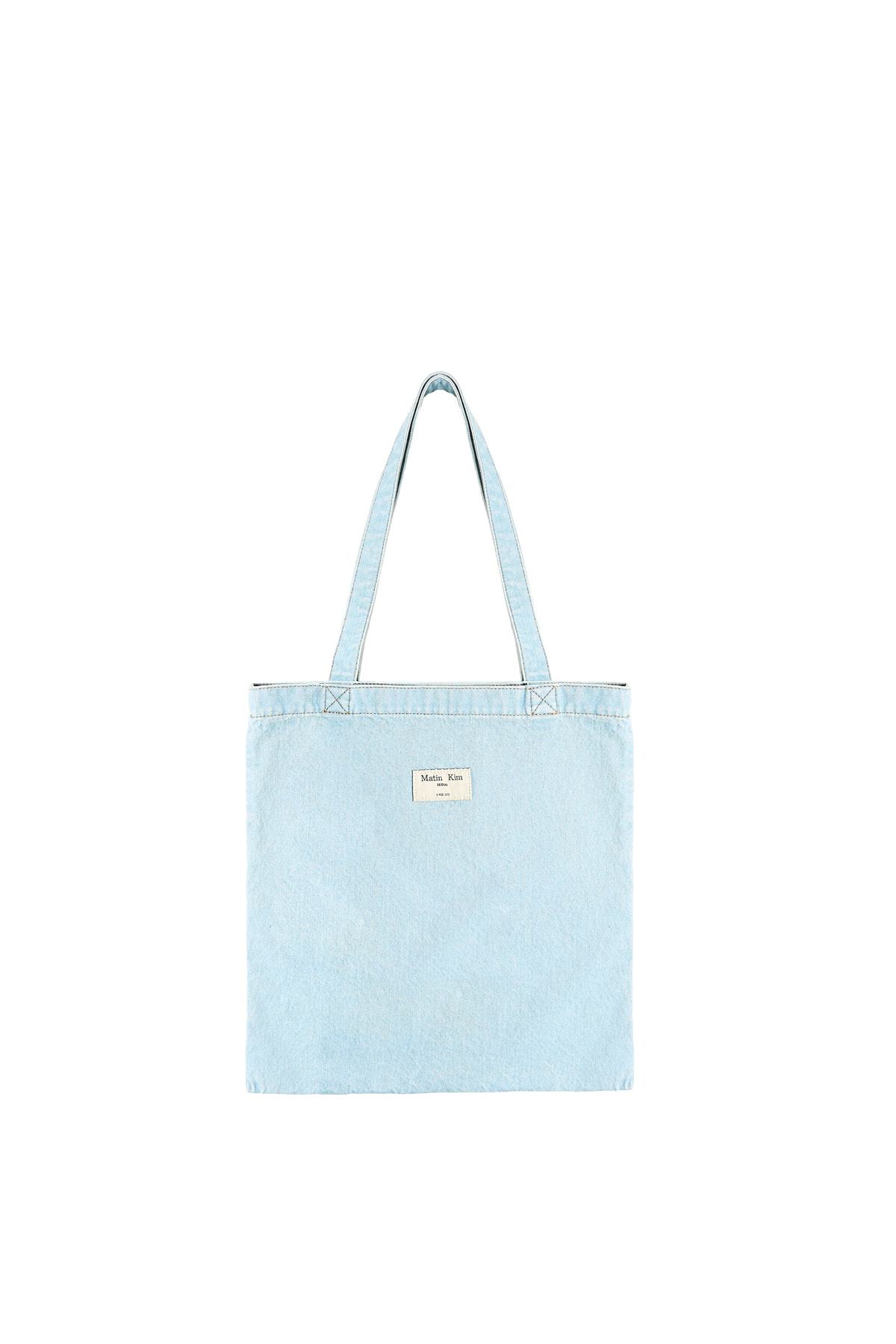Matin Kim Matin Stitch Denim Ecobag 最新韓國選物🇰🇷刺繡水洗牛仔環保袋［實用隨性百搭 可放A4/電腦］