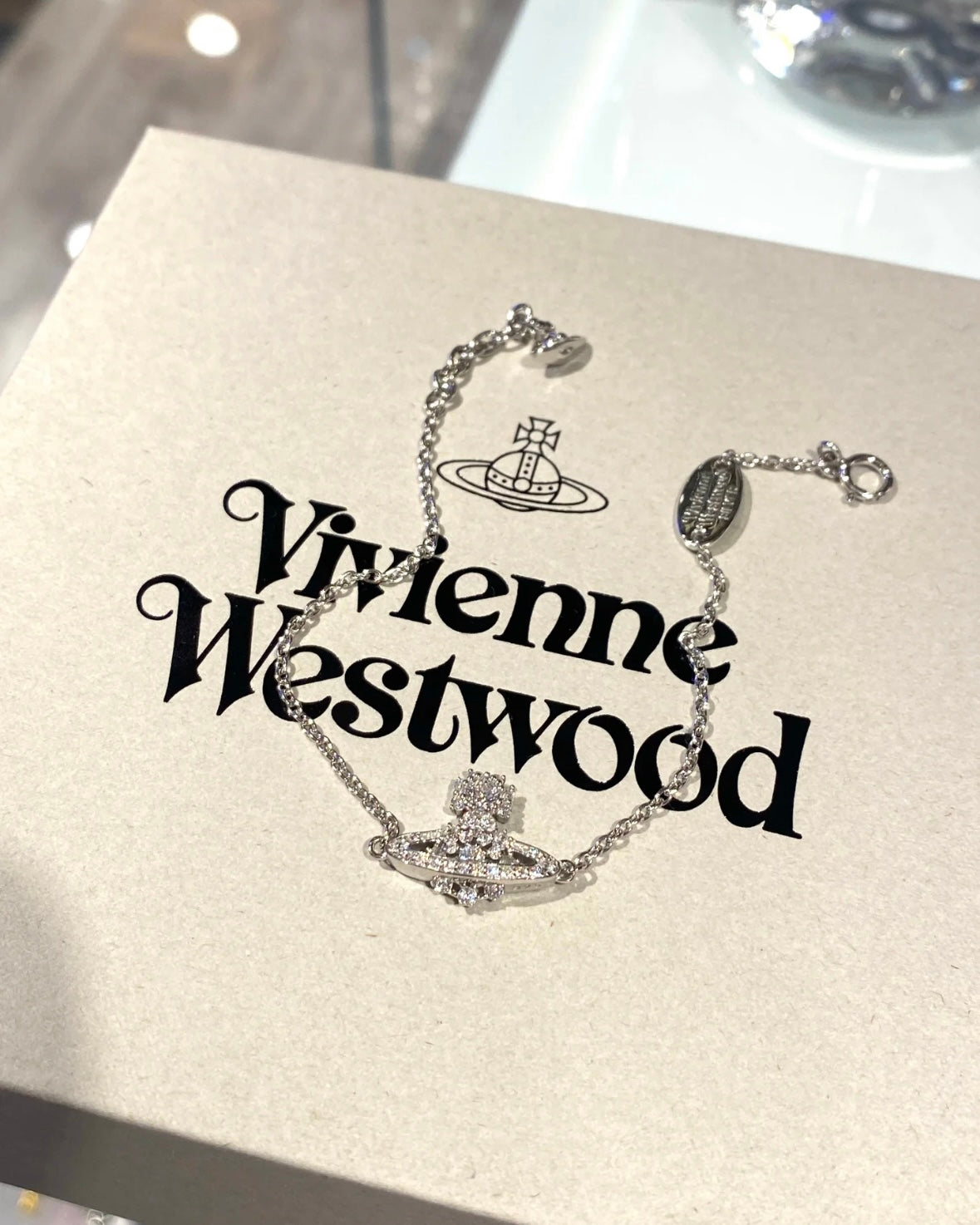 Vivienne Westwood Narcissa Pendant 雪花閃鑽 [頸鏈手鏈同步發售中 925純銀敏感寶寶友好]