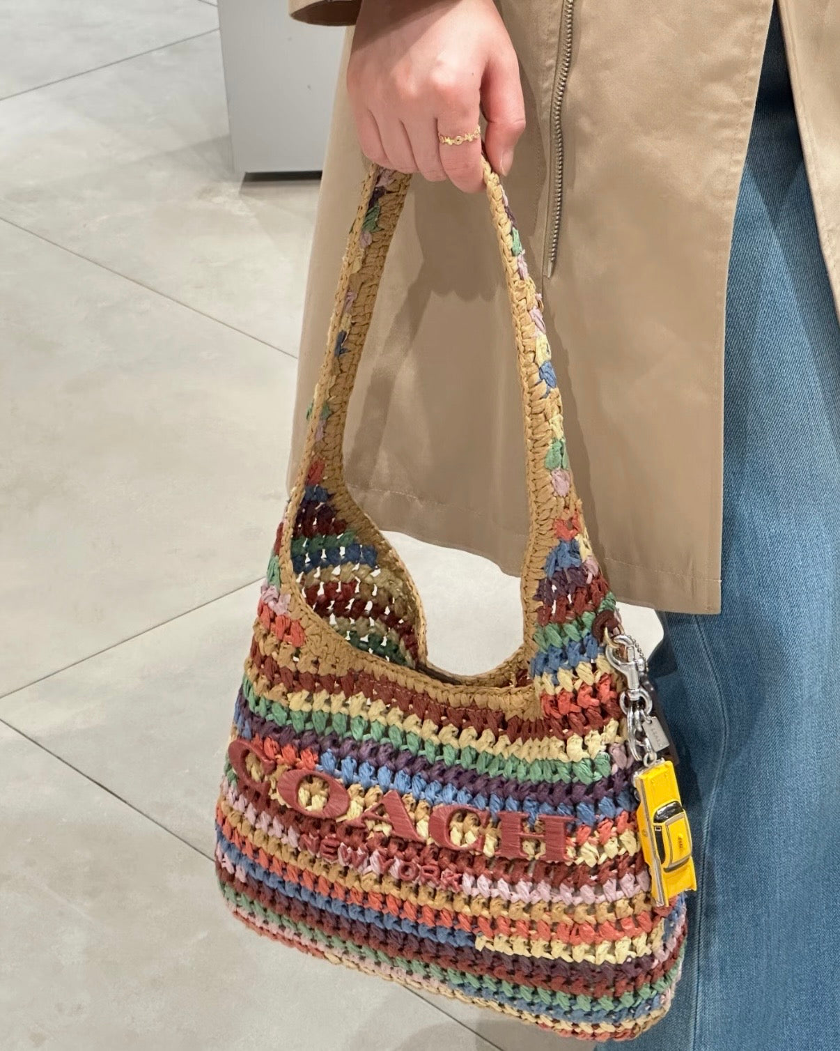 Coach Brooklyn 草編袋 [南法度假風🍋夏季限定]