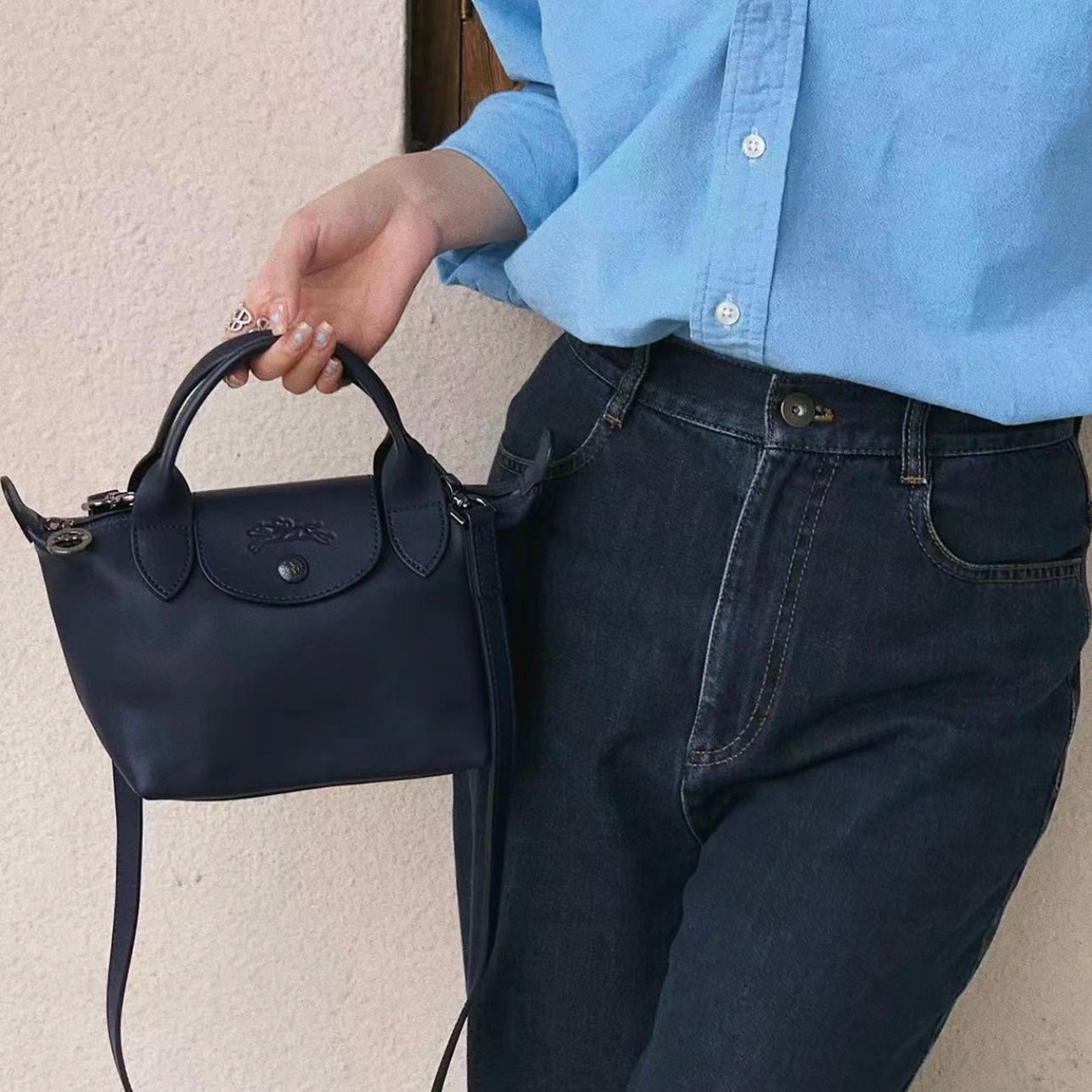 LONGCHAMP Le Pliage Xtra XS Handbag 真皮系列 [連長肩帶!]