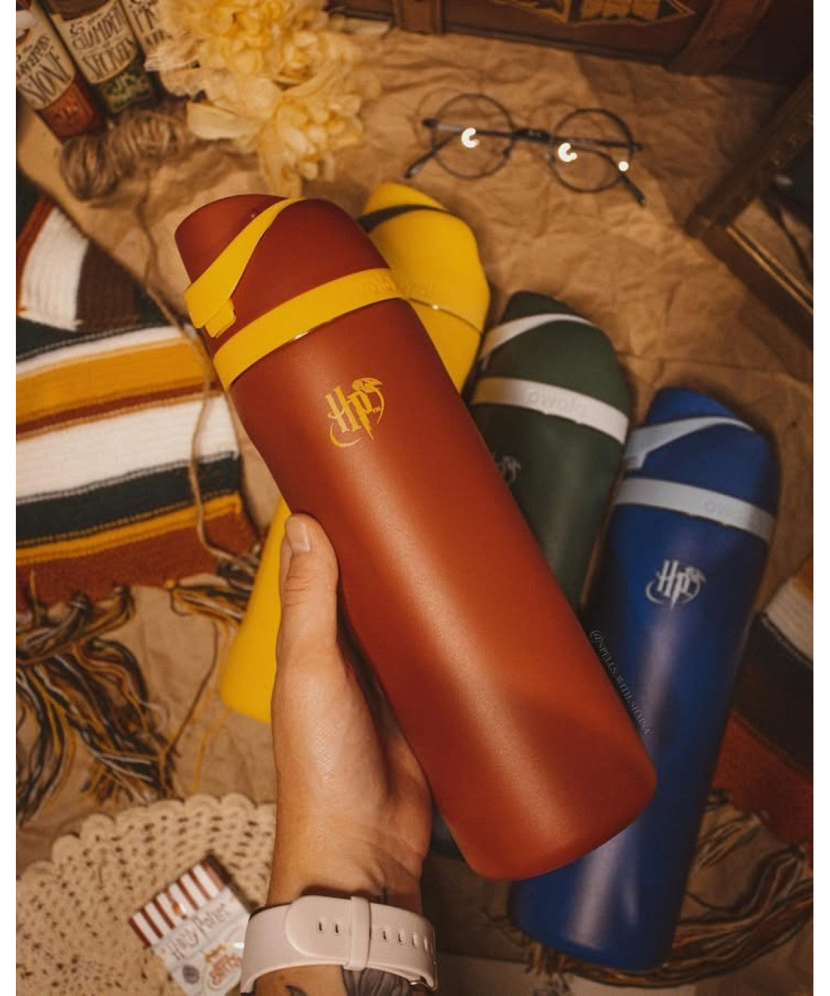 美國 Owala Harry Potter Collection FreeSip隔熱不鏽鋼吸管水瓶 24oz