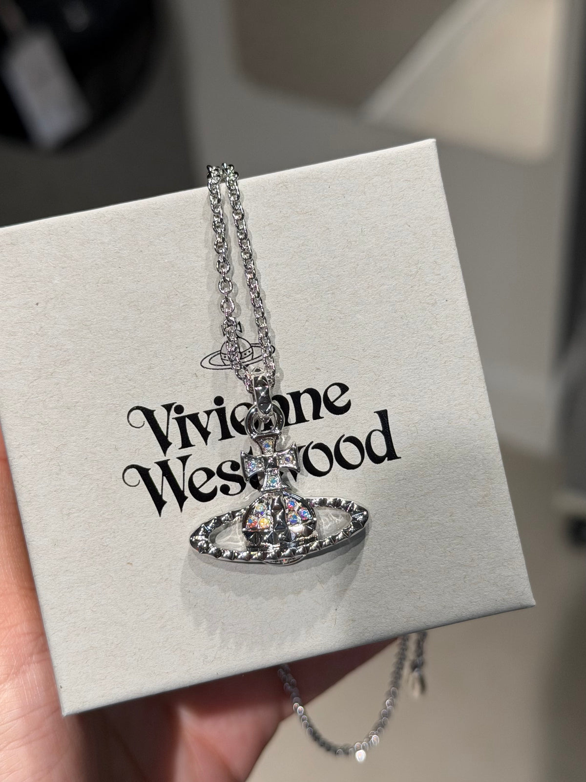 Vivienne Westwood Mayfair Orb Necklace Studded Saturn [Jaden's Pick - Recommended for Beginners]