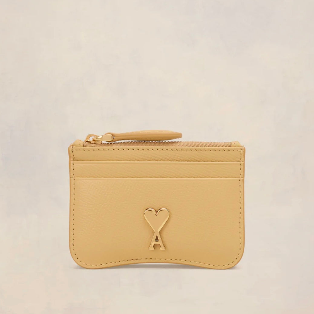 Ami Paris Paris Zipped Cardholder 荔枝皮［限時新品優惠!］