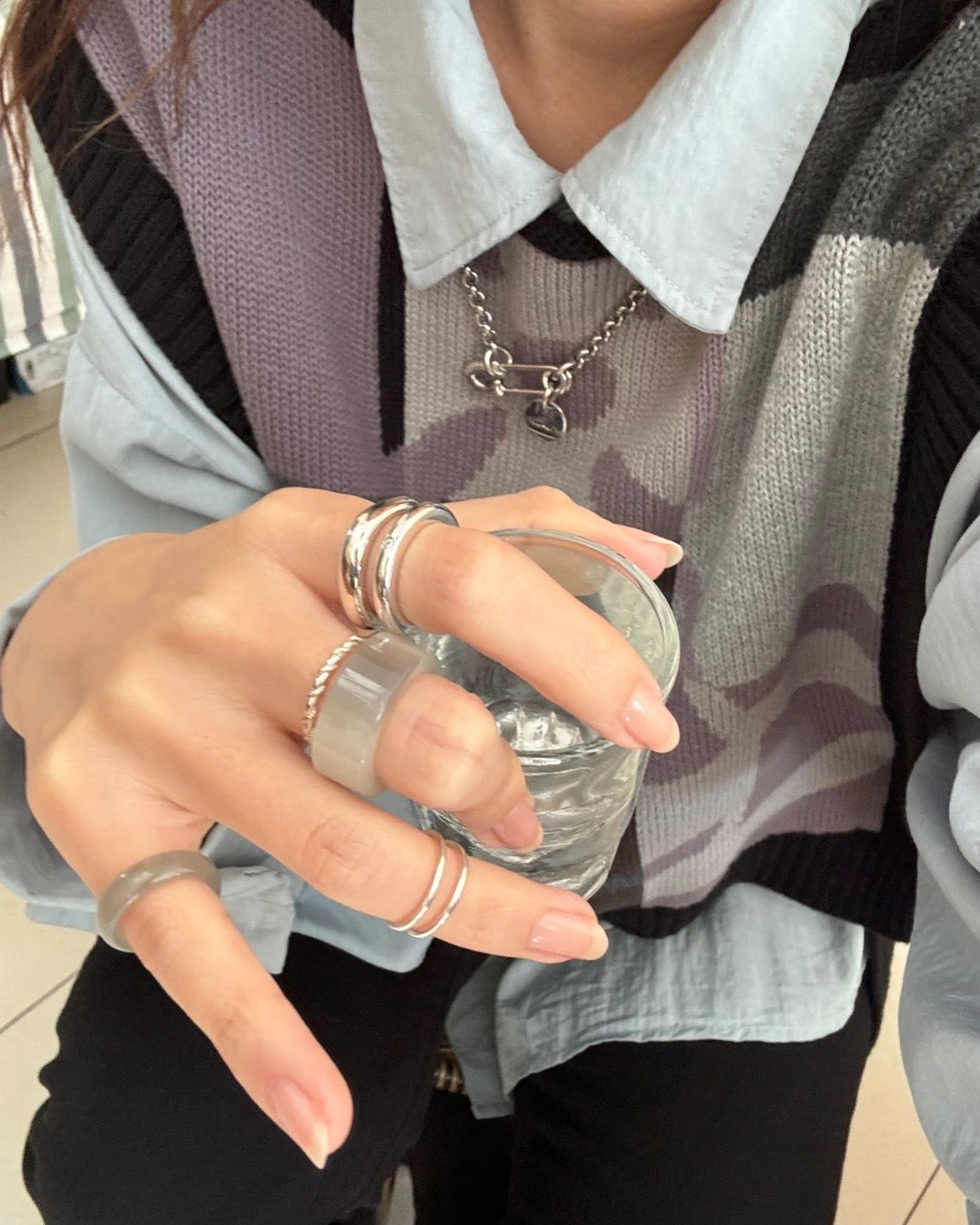 Vivienne Westwood Imogene Necklace with Buckle [Unisex