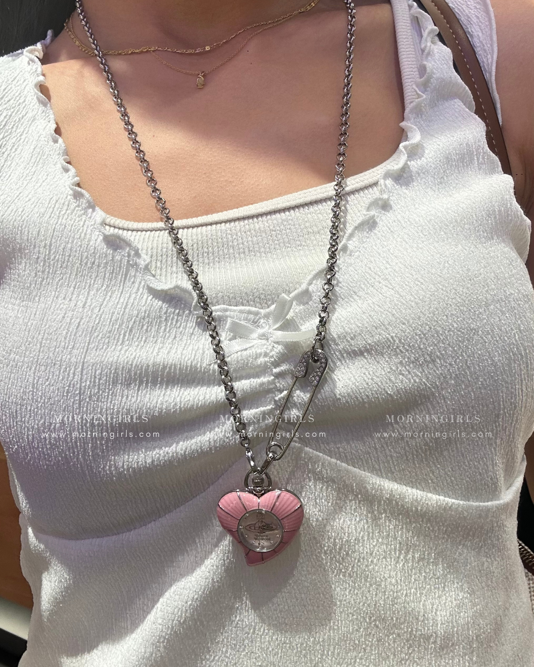 Vivienne Westwood Heart Watch Necklace [2025最新限定款隨時斷貨!]