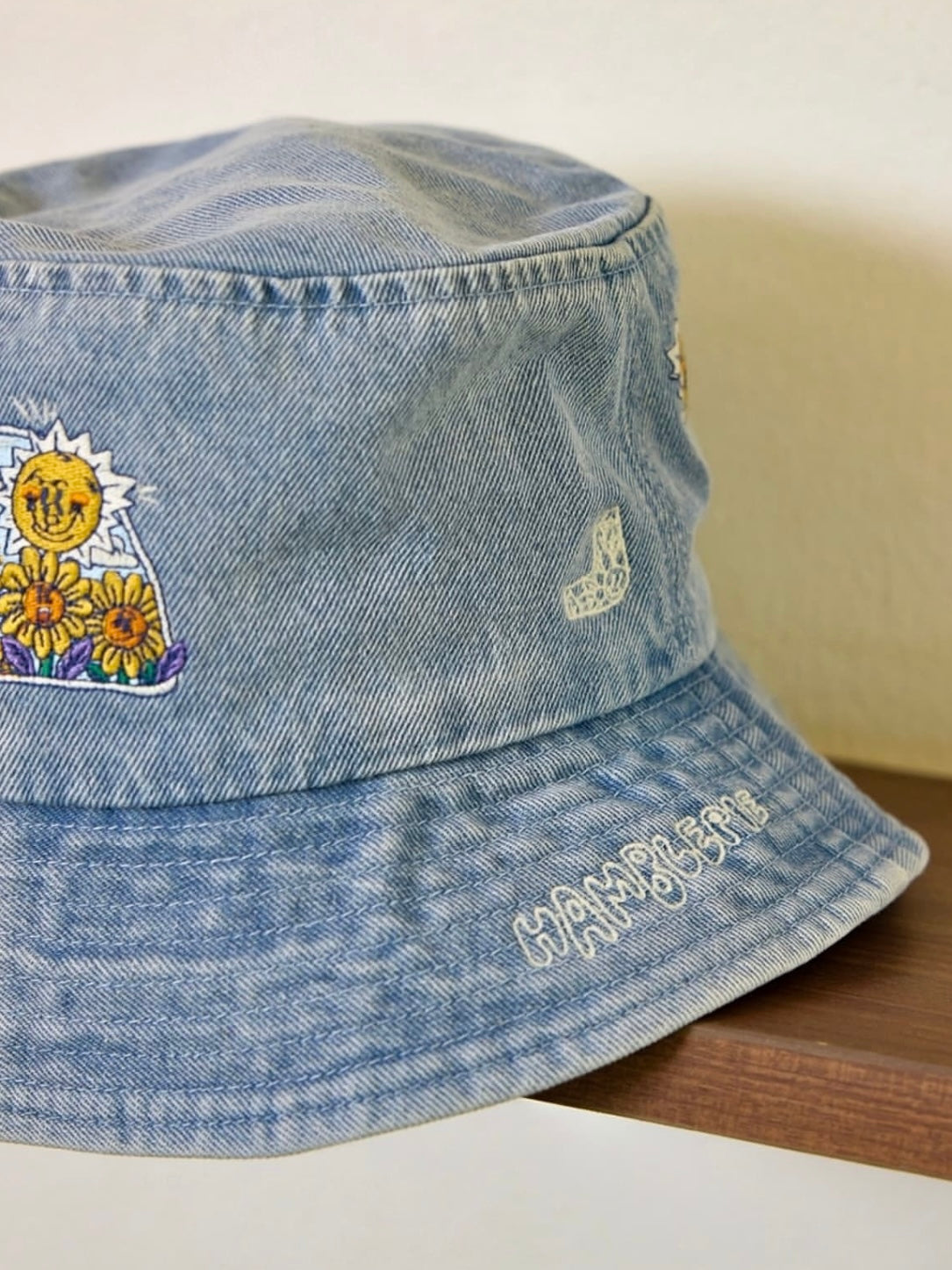 Hamblepie 泰國自家品牌 - Sunflower Denim Hat