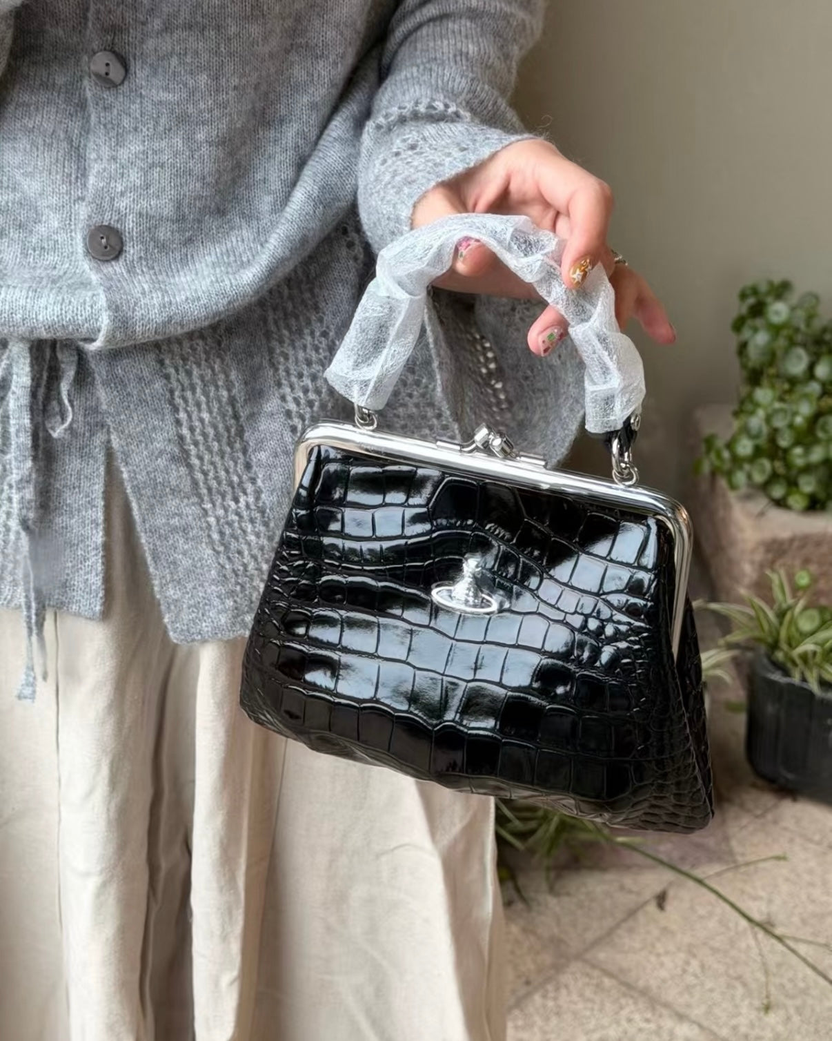 Vivienne Westwood Granny Frame Purse classic dumpling bag