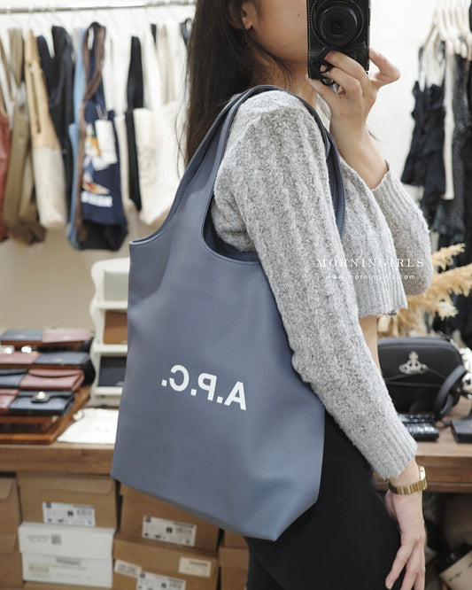 A.P.C. Ninon Tote Bag [SMALL] ［最新限定色霧灰藍/奶灰已上架!］
