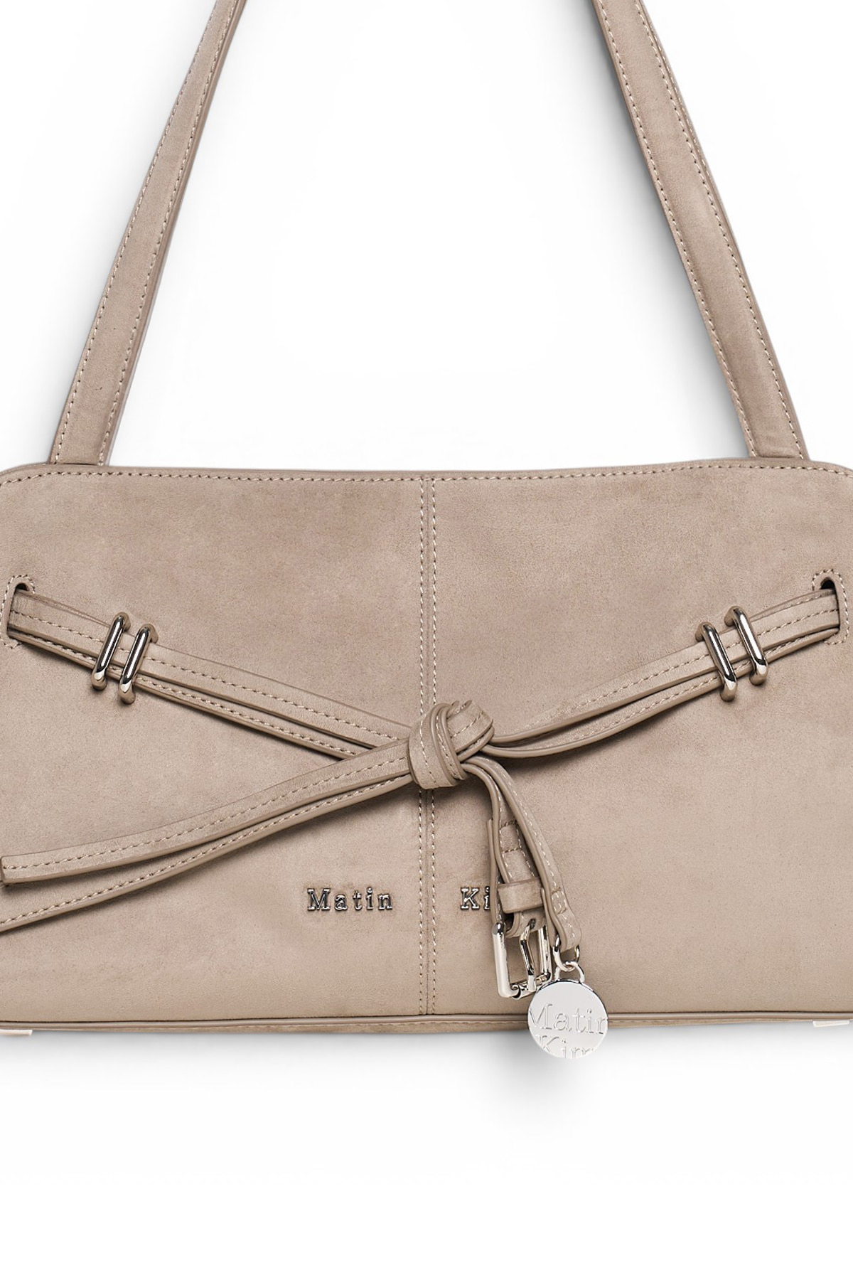 最新韓國選物🇰🇷 Matin Kim Drop Tail Mellow Shoulder Bag 垂墜綁繩發棍袋［復古俐落 盡顯慵懶美學！］