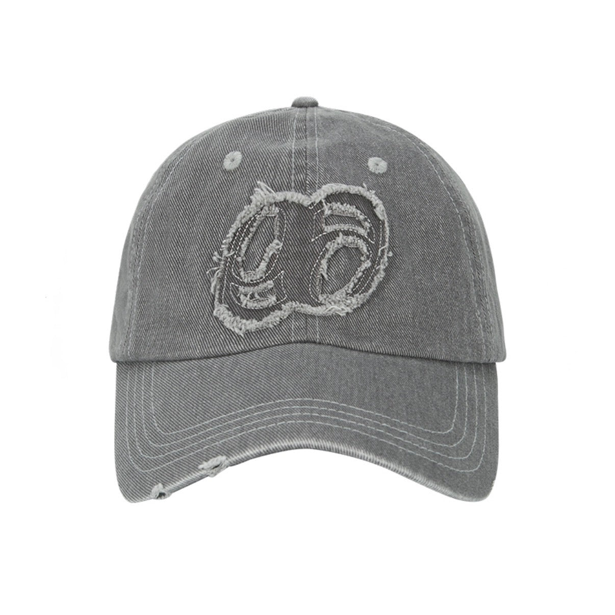 Ason Patch Ball Cap 最新韓國選物🇰🇷拼布爛邊99 Logo棒球帽［深帽修飾臉型 超顯臉細!］