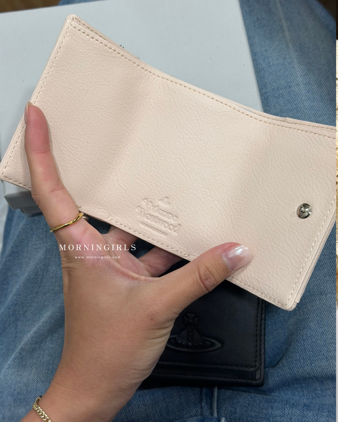 Vivienne Westwood Envelope Mini Wallet 掌心小銀包日本限定版[純美櫻花粉啞黑]