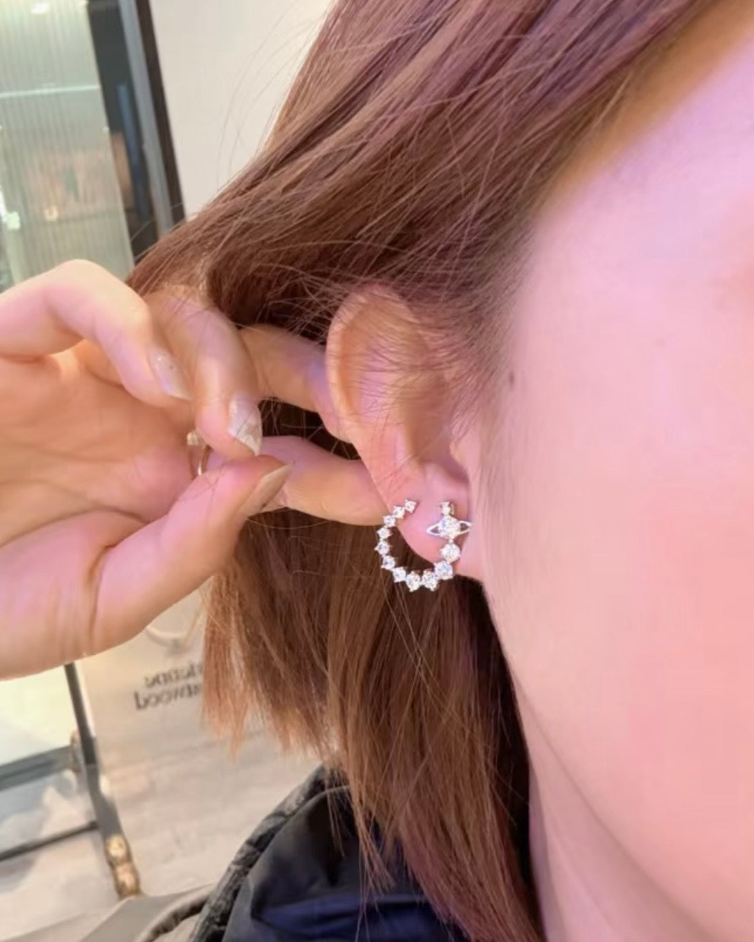 Vivienne Westwood Lydia Earrings 2026最新限定閃鑽圈圈