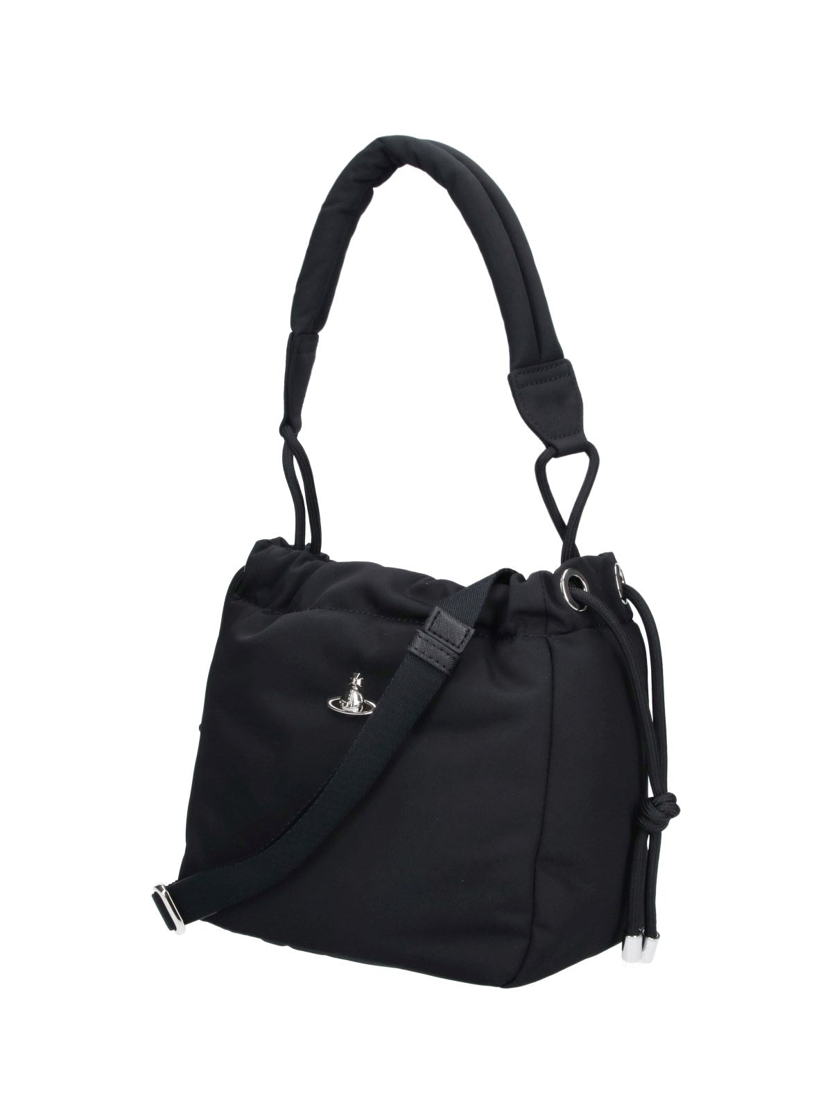 Vivienne Westwood Hilary Bucket Bag 超輕身耐用尼龍抽繩袋 [新版3D標誌復古暗紅內籠正式上架!]