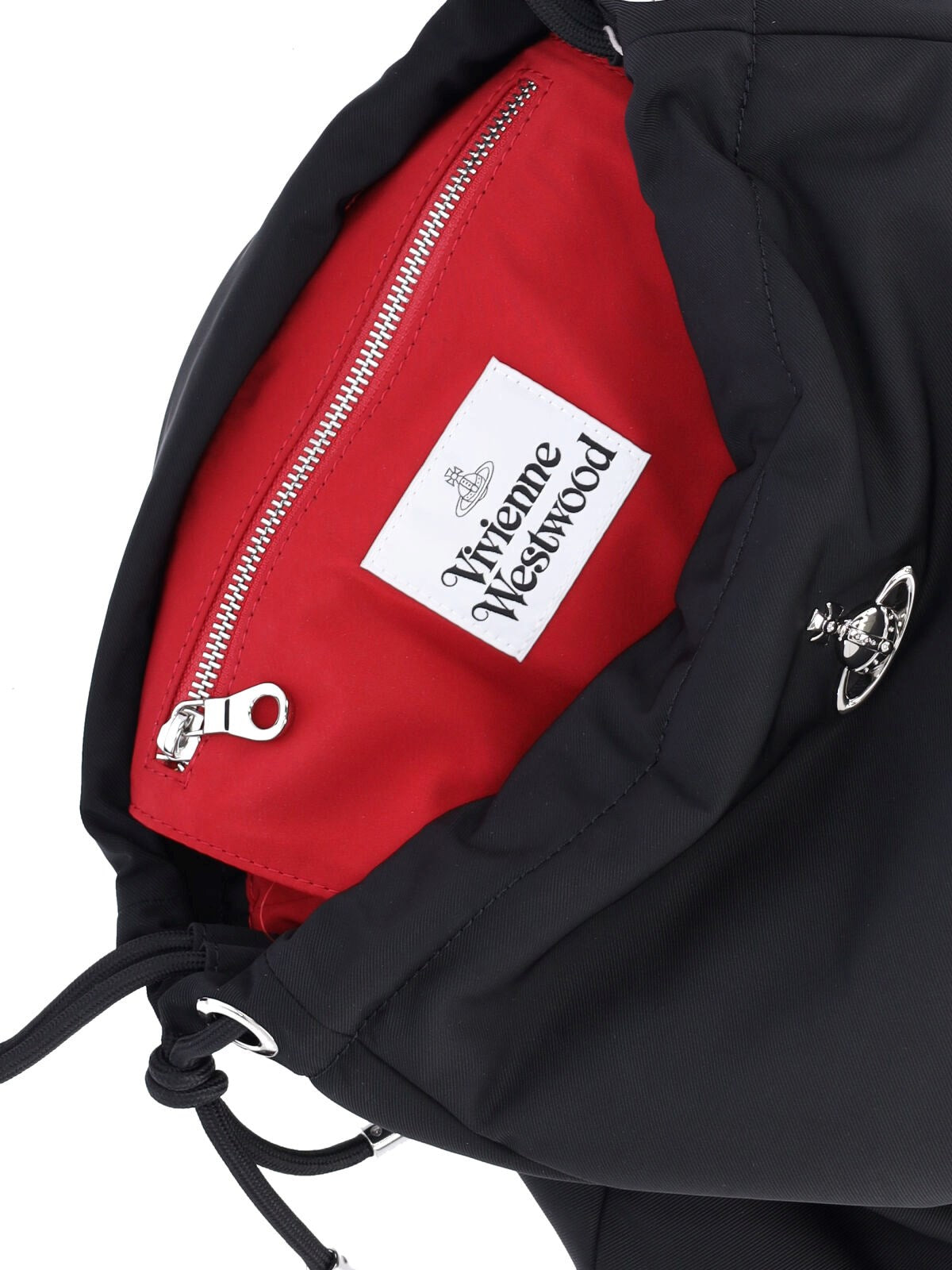 Vivienne Westwood Hilary Bucket Bag 超輕身耐用尼龍抽繩袋 [新版3D標誌復古暗紅內籠正式上架!]