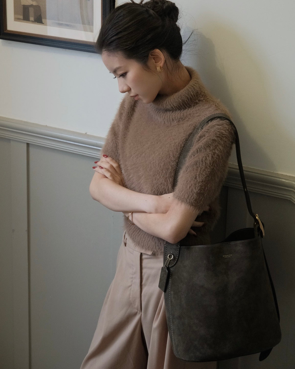 Coach Bleecker Bucket Bag 水桶袋［橄欖綠美國連線優惠中 大尺寸］