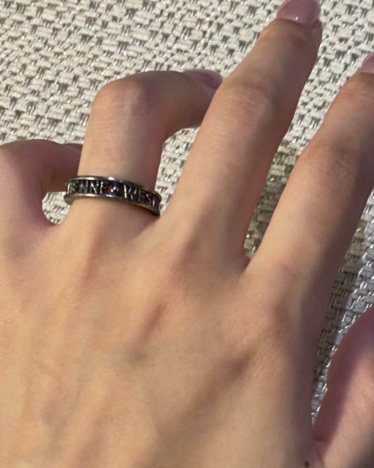 Vivienne Westwood Westminster Ring 簡單設計 超適合作情侶戎 [925純銀 可基本濕水!]