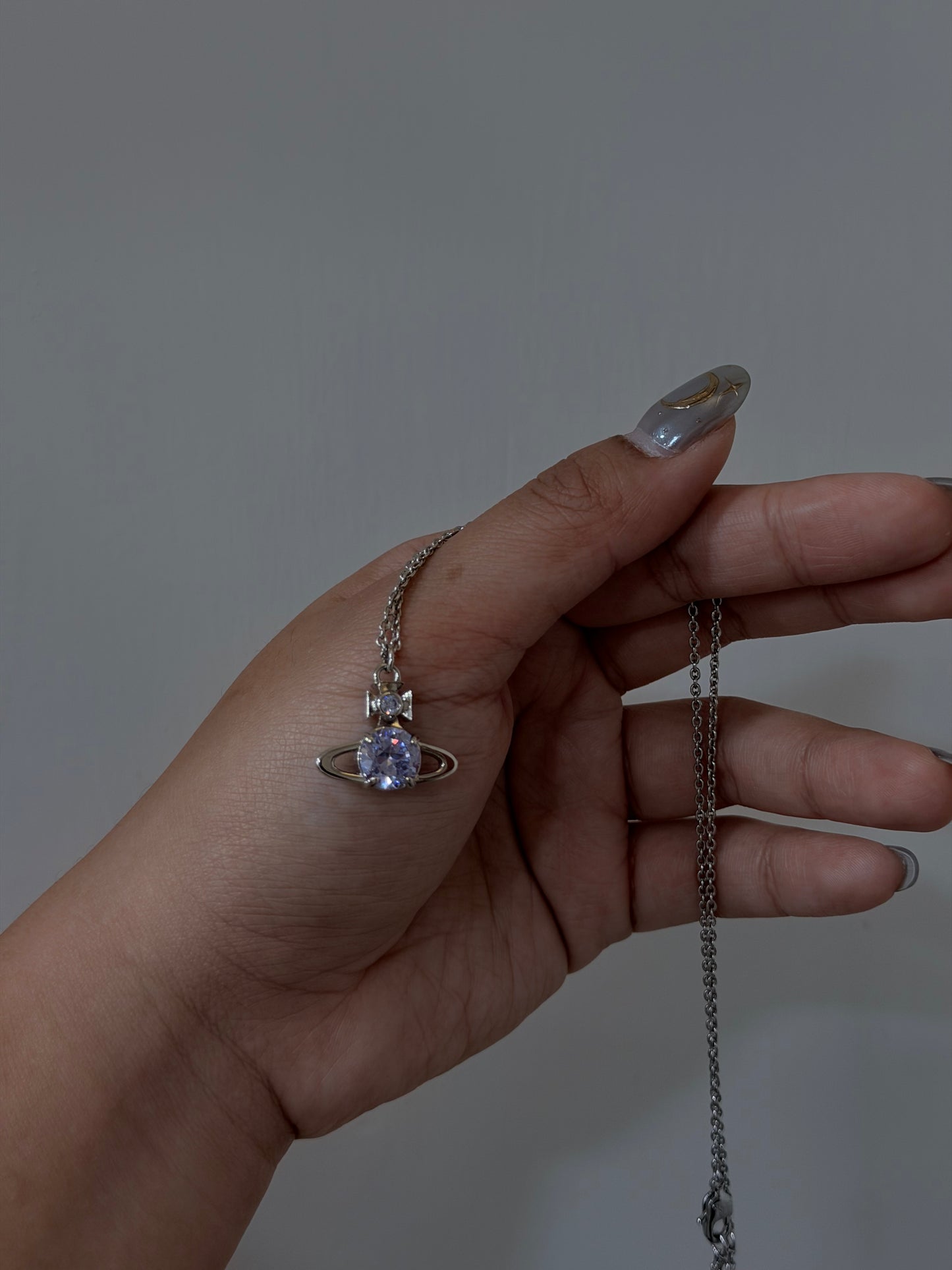 Vivienne Westwood Reina Large Pendant Necklace 2025最新限定薰衣草紫 [最新上架! 大粒鑽超搶眼!]